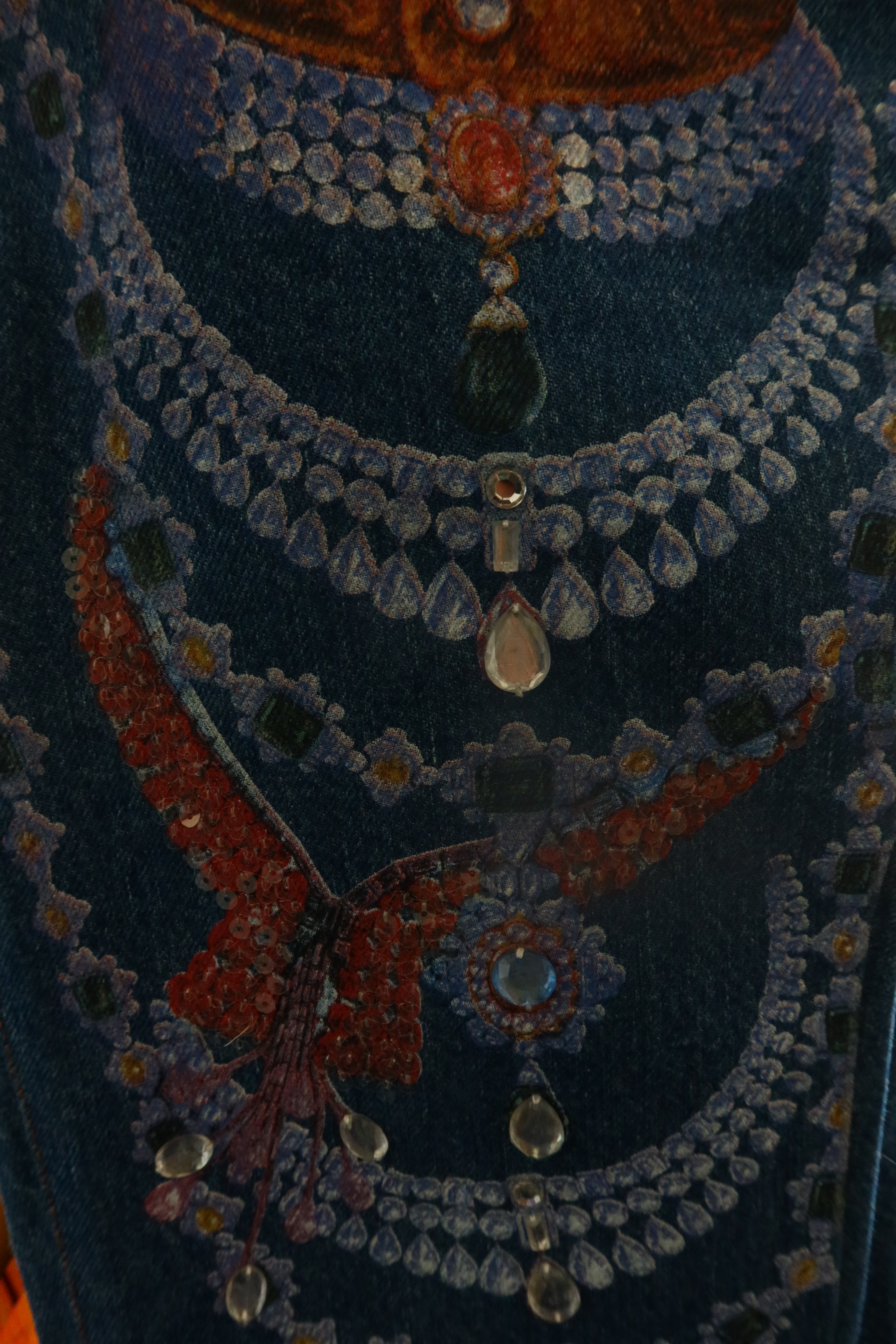 FW2003 JUST CAVALLI 'trompe-l'œil' Jewelry & Gemstone Matching Set