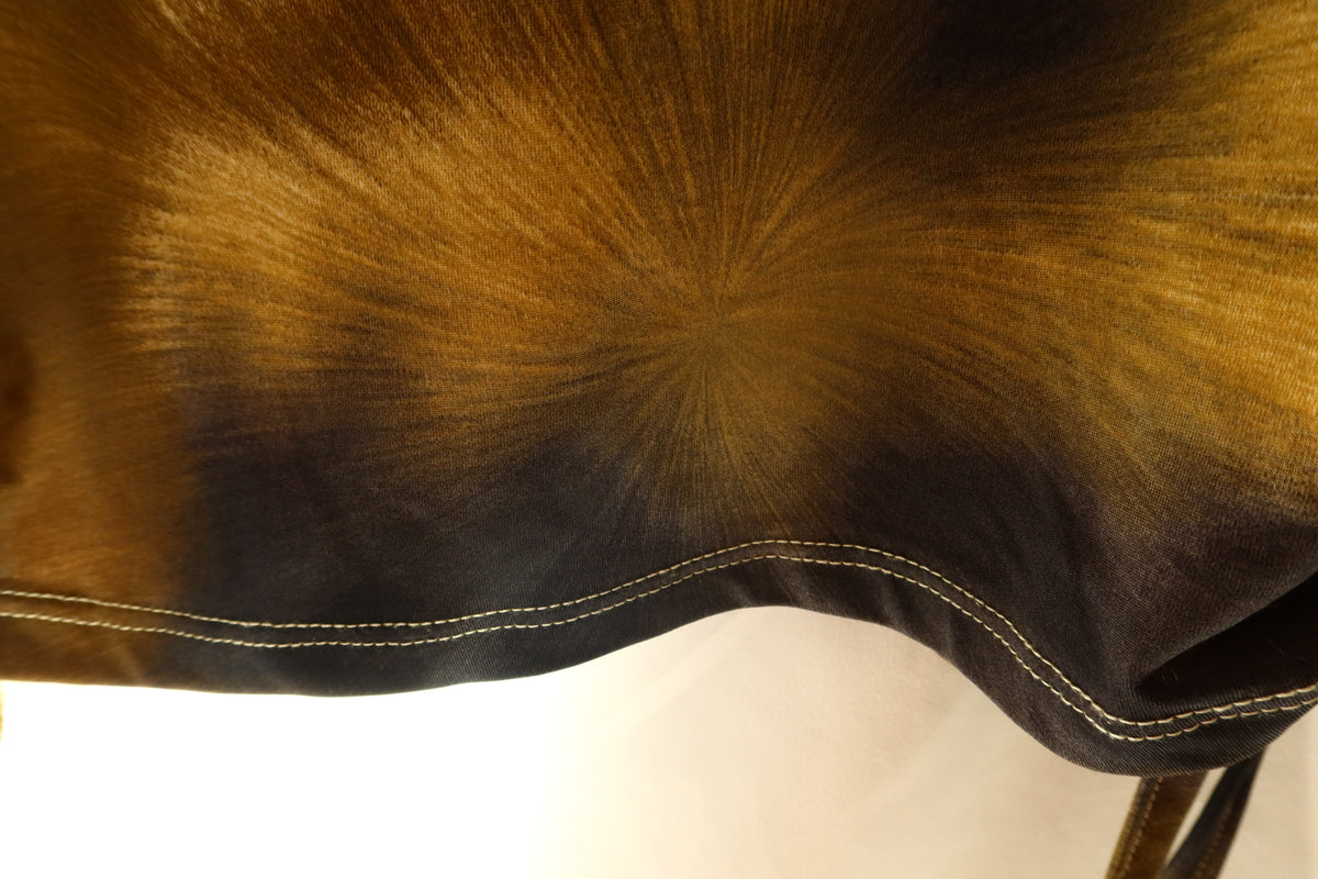FW2005 Archive ROBERTO CAVALLI Ribbed Real Fur Trim Dress