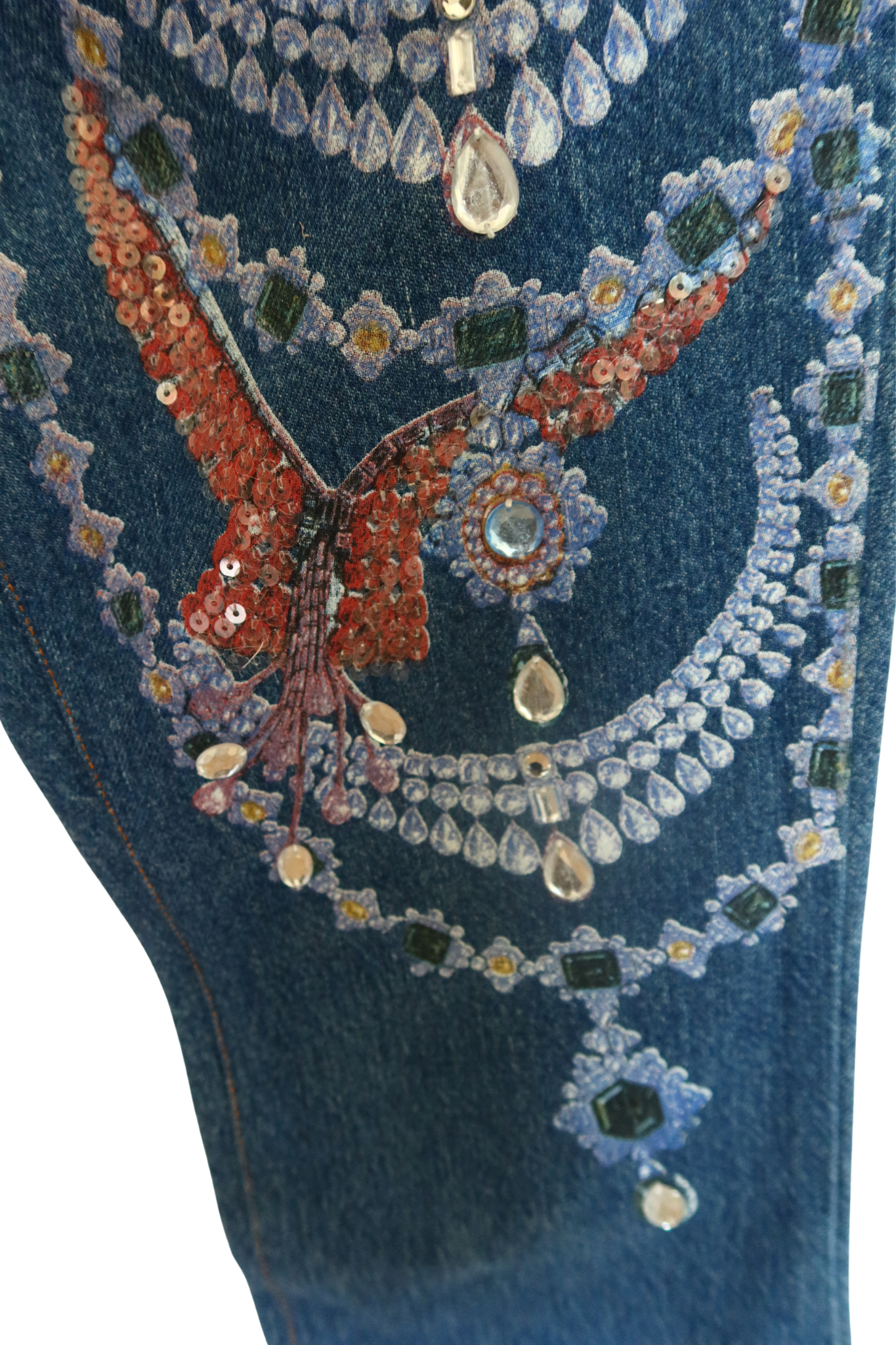 FW2003 JUST CAVALLI 'trompe-l'œil' Jewelry & Gemstone Matching Set