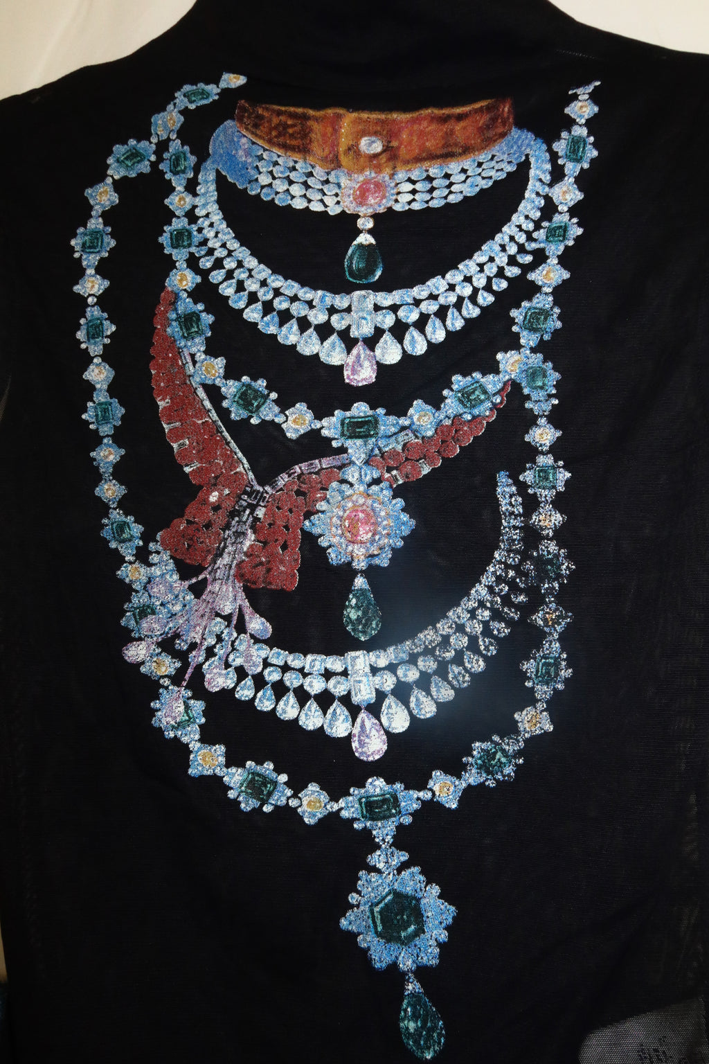 FW2003 JUST CAVALLI 'trompe-l'œil' Jewelry & Gemstone Matching Set