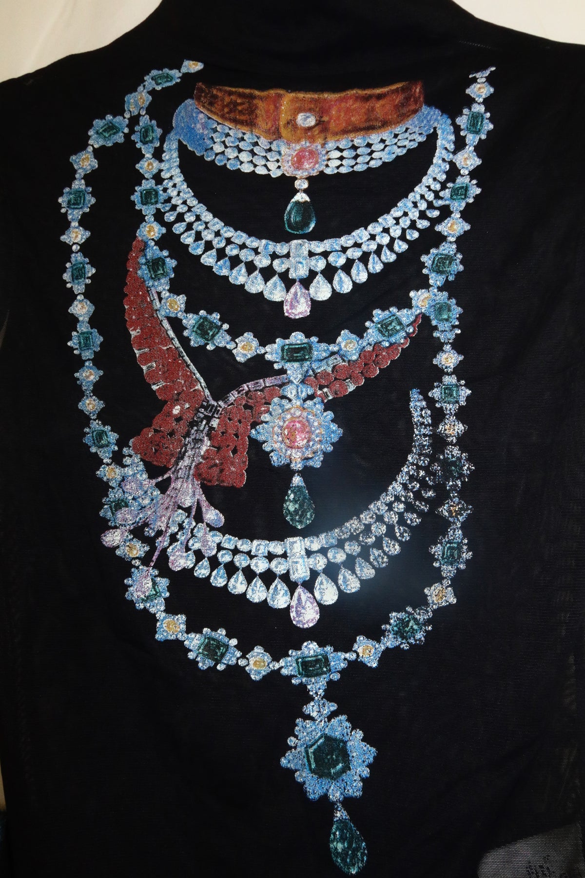 FW2003 JUST CAVALLI 'trompe-l'œil' Jewelry & Gemstone Matching Set