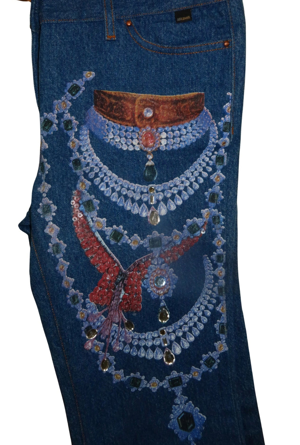 FW2003 JUST CAVALLI 'trompe-l'œil' Jewelry & Gemstone Matching Set
