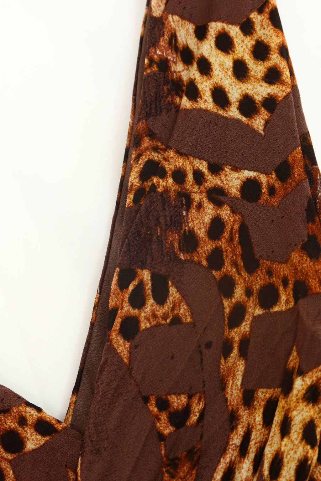 2007 ARCHIVE ROBERTO CAVALLI Distressed Leopard Dress