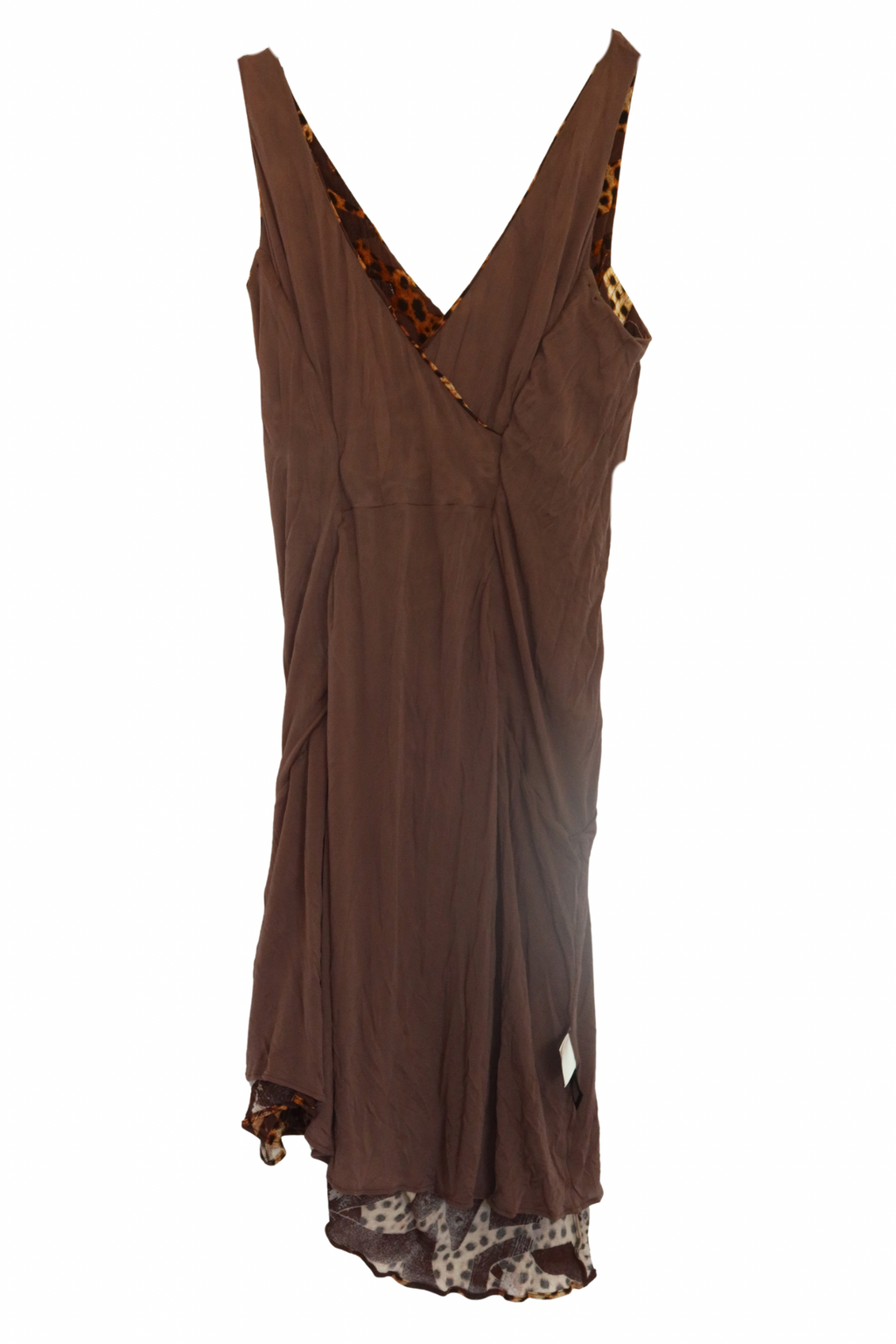 2007 ARCHIVE ROBERTO CAVALLI Distressed Leopard Dress
