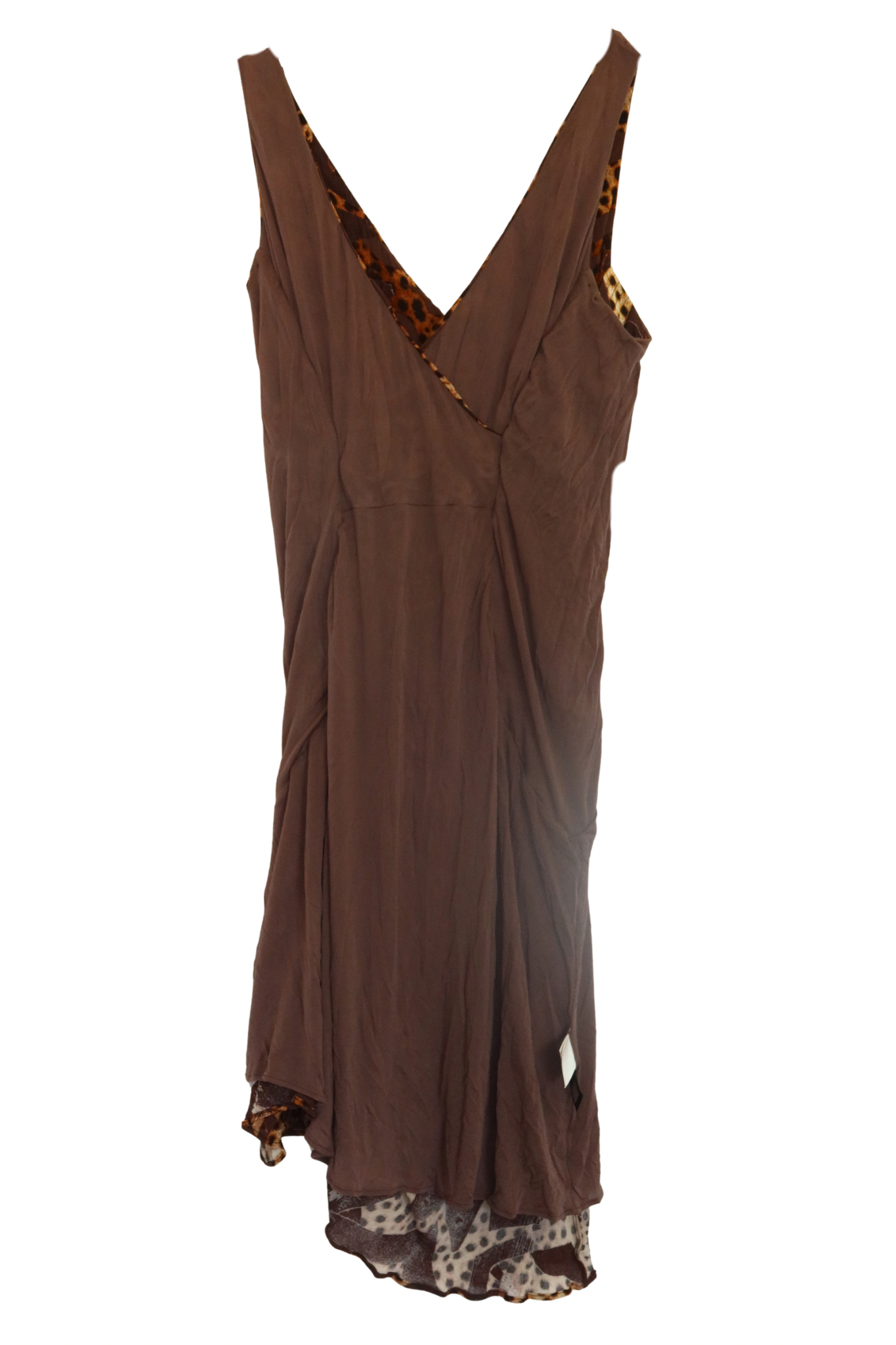 2007 ARCHIVE ROBERTO CAVALLI Distressed Leopard Dress